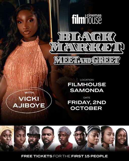 Black Market meet and greet poster
